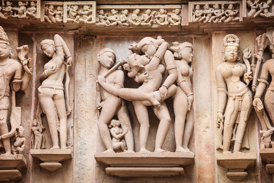 Stone carved, Khajuraho