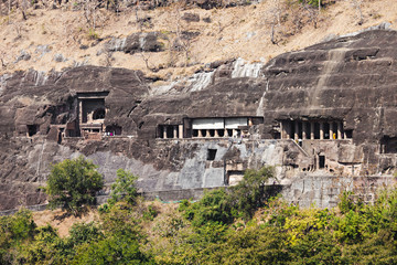 Fototapeta na wymiar Ajanta caves, India