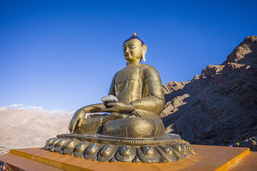 Buddha statue at Hemis Monastery