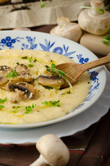 Rosemary and chilli infused polenta