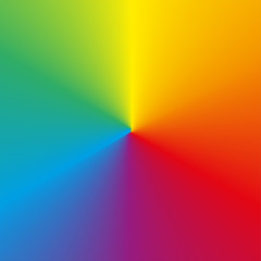 Circular rainbow (spectrum) gradient background - obrazy, fototapety, plakaty