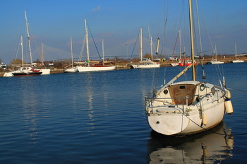 Obraz premium Port de plaisance à Honfleur, France