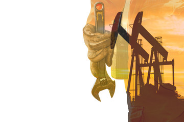 double exposure Wrench, Basic tool for fixing in crude oil site