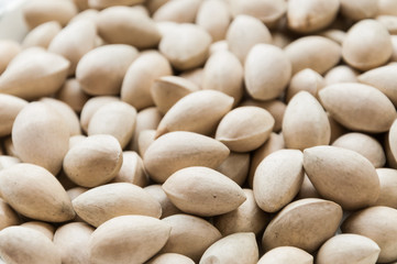 Ginkgo biloba seed in Thai food market, Ginkgo seeds background