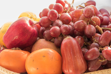 Fresh autumn fruits