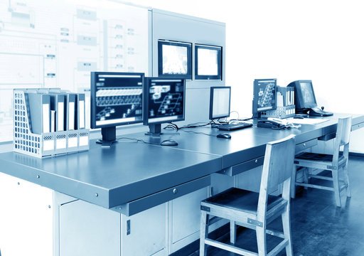 Computer control room