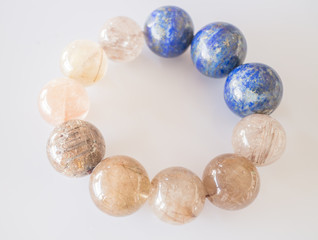 Handmade stone bead created bracelet