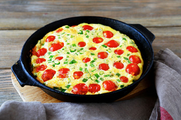 Frittata with Tomatoes