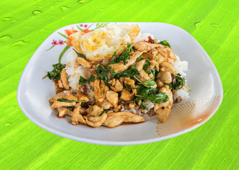 Thailand food spicy fried chicken