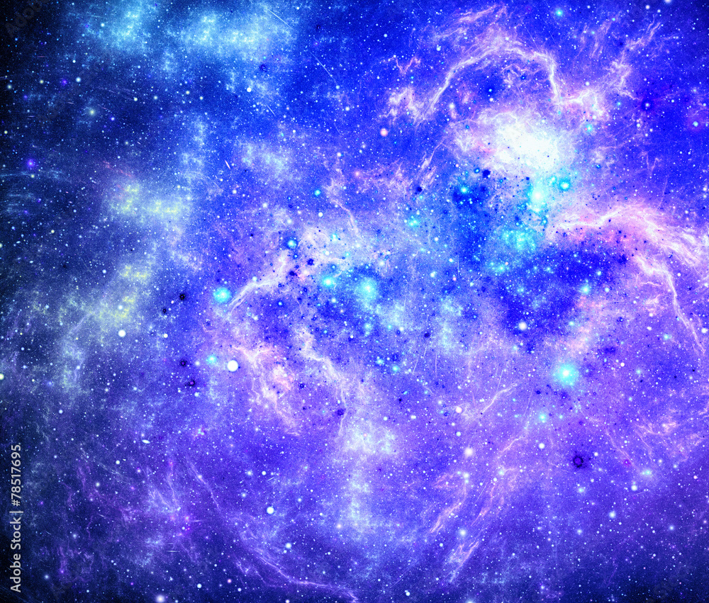 Wall mural deep space nebula