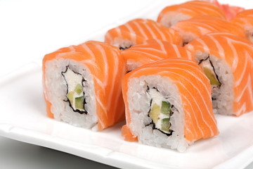 Philadelphia sushi roll.