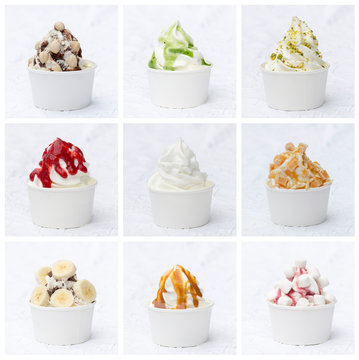 Frozen Yoghurt Collage