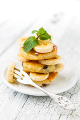 Delicious homemade cheese pancakes