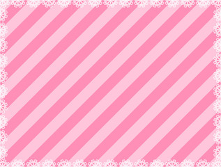 レース　バイアス柄