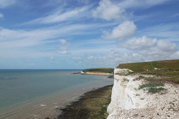 Cliff Edge, Seaford, England, UK, EUROPE
