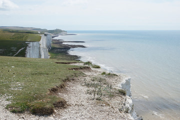Cliff Edge, Seaford, England, UK, EUROPE