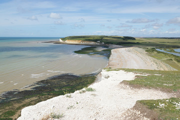 Cliff Edge, Seaford, England, UK, EUROPE