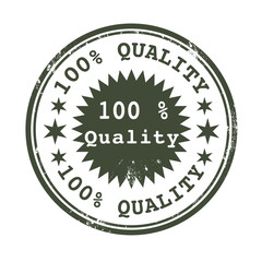 percent quality stamp