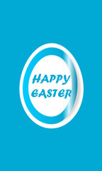 Happy easter sticker