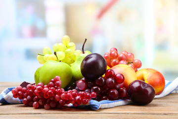 Assortment of juicy fruits