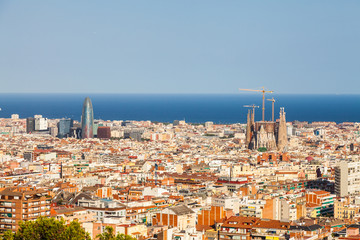 Barcelona panorama