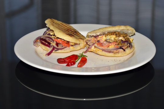 Arepas alla mediterranea