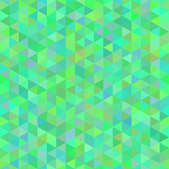 abstract seamless pattern from green tone triangles