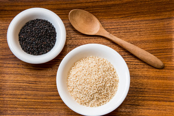 Black and white sesame