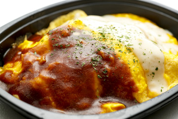 Omelette rice