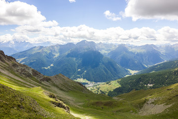 Fototapeta premium Paesaggio di montagna