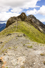 Panorama in alta montagna