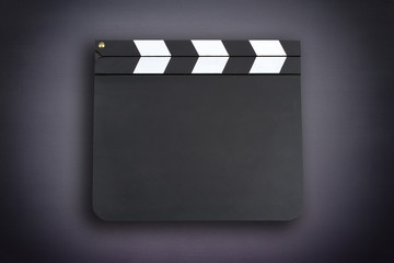 Clapper board with copy space
