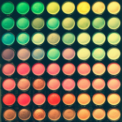 Colorful makeup palette