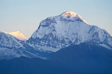 Crédence en verre imprimé Dhaulagiri Dhaulagiri Himalaya, Népal. Face sud du Dhaulagiri