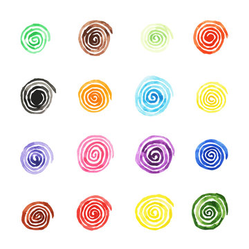 Handpaint watercolor vector background.