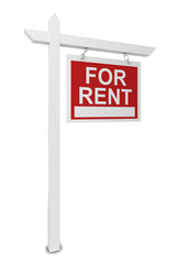 House for rent sign