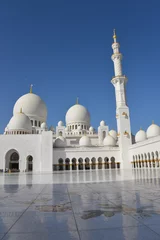 Fotobehang Moskee in Abu Dhabi © vormenmedia