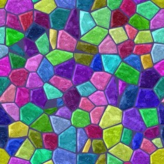 Color tiles seamless mosaic