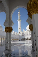 Foto op Plexiglas The Grand mosque in Abu Dhabi © vormenmedia