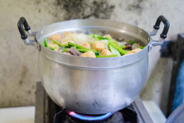 pot on stove