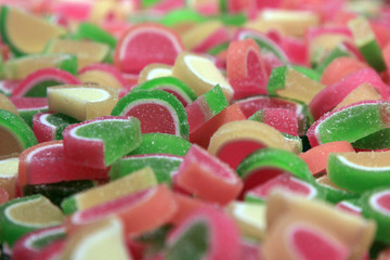 fruit jelly slices