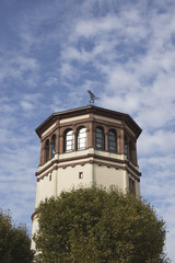 Obraz premium Schlossturm auf dem Düsseldorfer Burgplatz, Deutschland