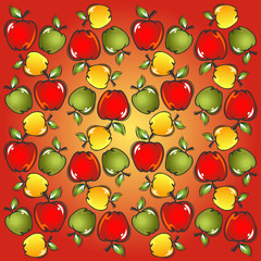 apples background