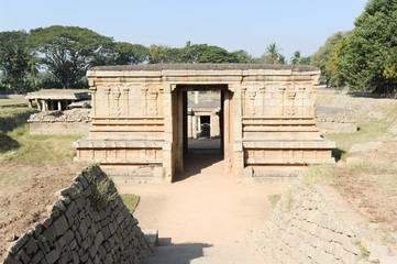 Fototapeta premium Underground Shiva temple at Hampi