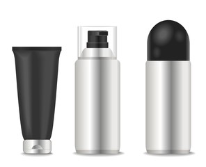 Blank deodorants and foam tubes.