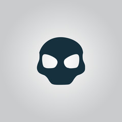 Alien Head Vector Icon