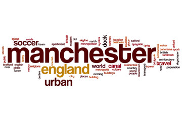 Manchester word cloud