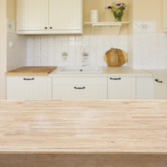 table in a kitchen