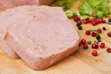 rôti de dindonneau tranché