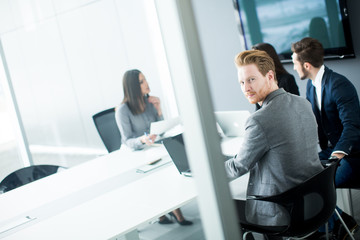 Young people in the office